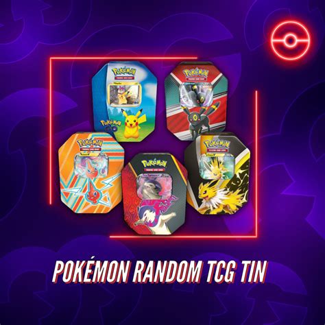Random Pokémon Tcg Tin 138 Gaming Giveaways