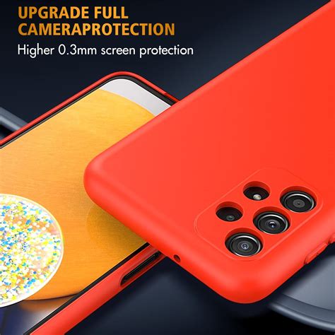 Husa Samsung Galaxy A23 5G sau 4G Liquid Silicone, rosu