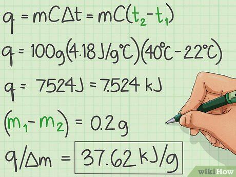 how to calculate the heat of combustion