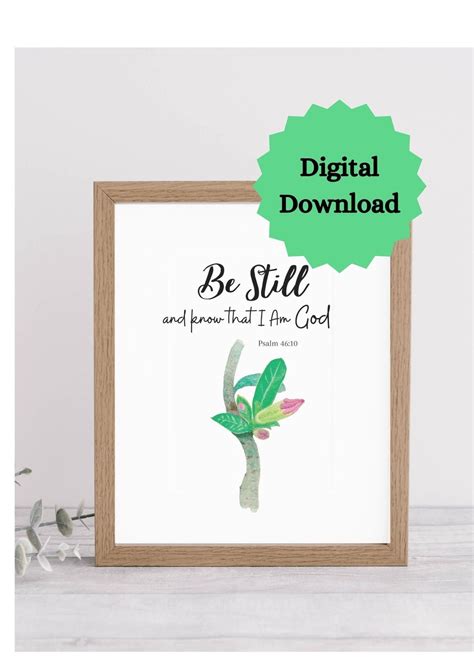 Bible Verse Wall Art Watercolor Scripture Digital Printable - Etsy