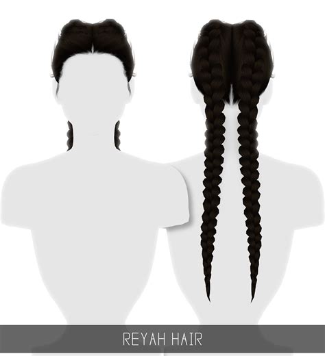 Simpliciaty: Reyah hair - Sims 4 Hairs | Sims hair, Sims 4, Sims