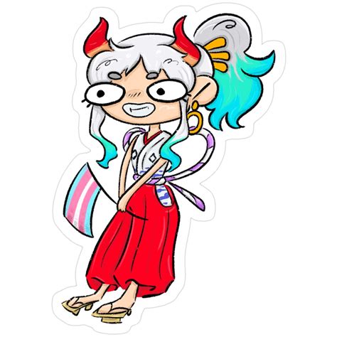 "Trans flag Yamato One Piece" Sticker for Sale by AnkaBaMiko in 2025