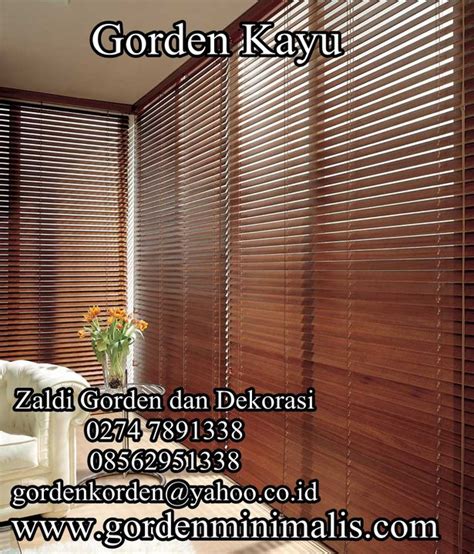 Memilih Gorden Kayu Wooden Blind Atau Krey Kayu Sebagai Secondary Scin