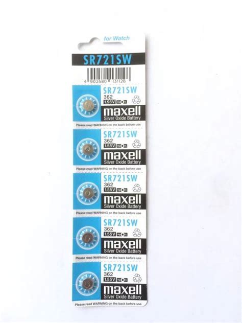 Maxell 362 (SR721SW) Silver Oxide 1.55V Battery | Lazada PH