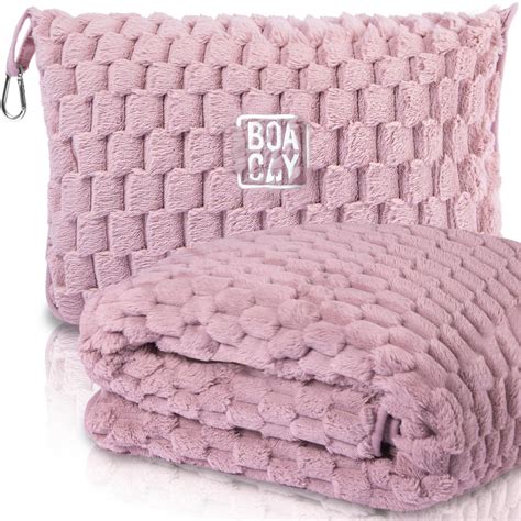 Amazon.com: BOACAY Packable Travel Blanket for Airplane, Car - Compact