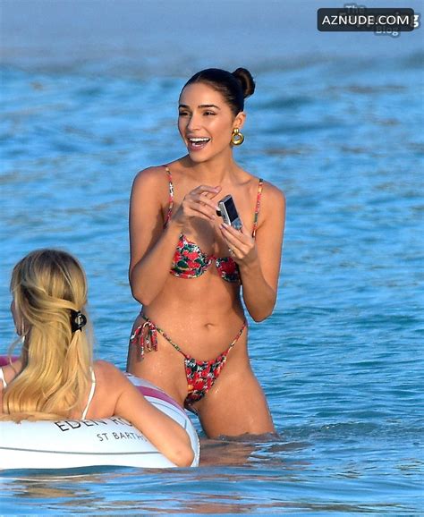 Olivia Culpo Shows Off Her Sexy Bikini Body In St Barts Beach Party Aznude