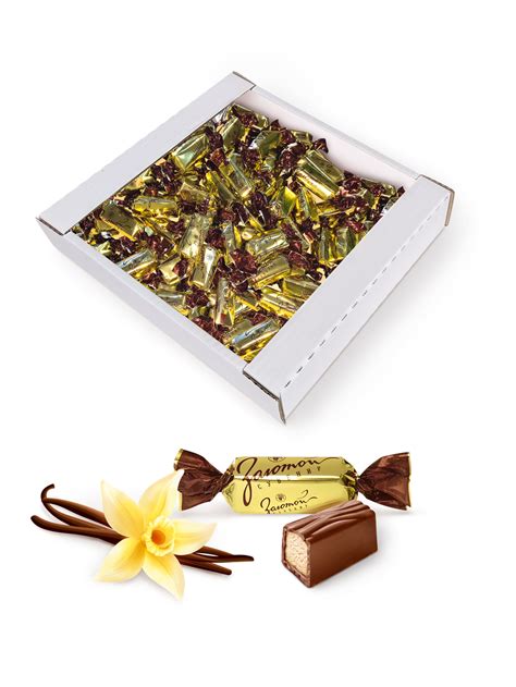 Конфеты шоколадные с молочной начинкой с ароматом клубники (ЗС 500)