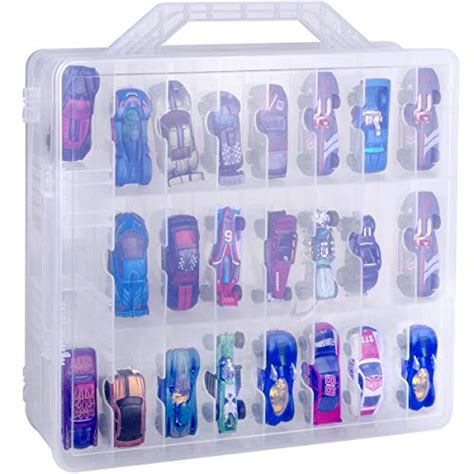 Alcyon Double Sided Toy Storage Organizer Case For Hot Wheels Car For Matchbox Cars For Mini