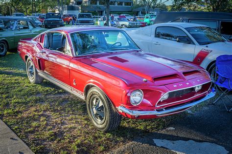 1967 Red Ford Shelby Mustang Gt350 X104 Photograph By Rich Franco Pixels