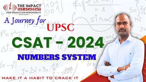 UPSC CSAT NUMBER SYSTEM APTITUDE MENTAL ABILITY YouTube