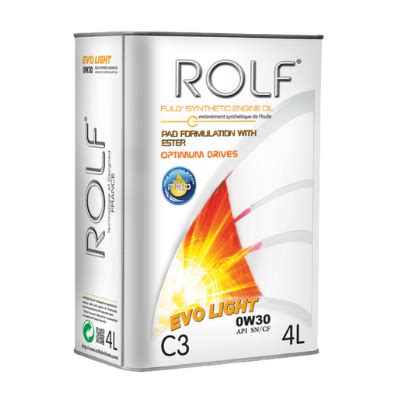 ROLF EVO LIGHT 0W30 | ROLF LUBRIFIANTS