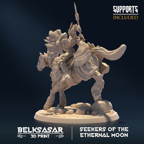 Fichier STL Ethernal Moon Rider C Nude et NormalPlan pour impression D à téléchargerCults