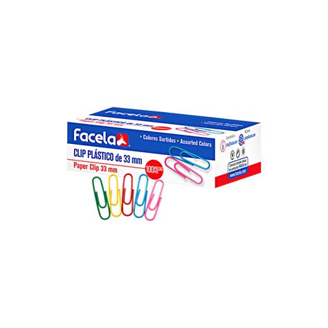 Clips De Plástico - Clips Plastico de Colores 33 mm – Facela