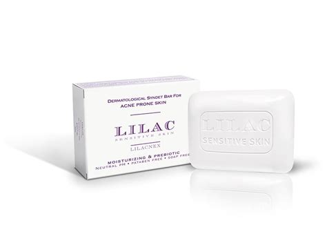 LILAC LILACNEX dermatological Syndet Bar Dermatologické mydlo proti