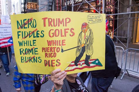President Trumps Puerto Rico Visit Was Singularly Weird And Offensive