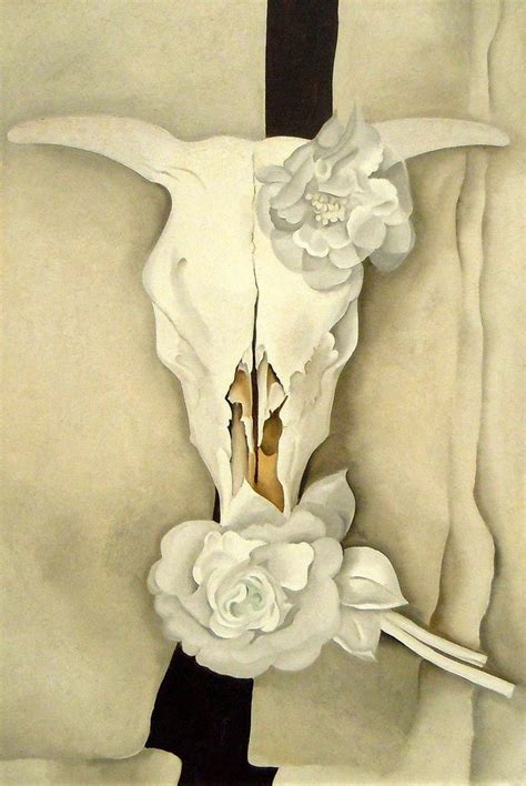 Cow's Skull with Calico Rose by Georgia O'Keeffe | Georgia o keeffe ...