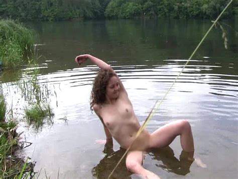 Christina Is Naked By The River