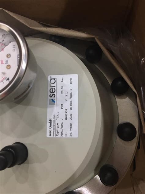 Van giảm xung dạng màng Sera Đức hiệu 713.1/ Diaphragm pulsation damper ...