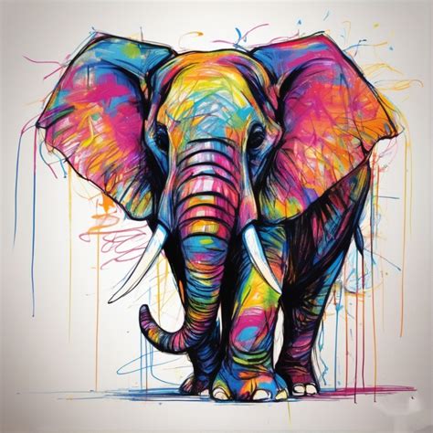 abstract sketch elephant portrait  stock photo public domain pictures