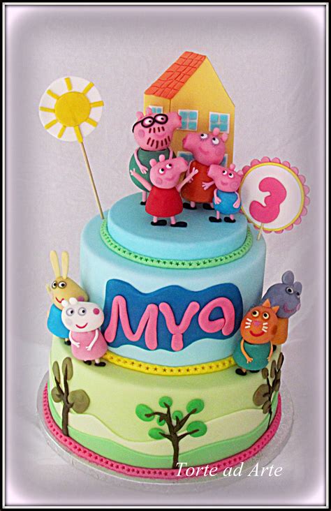 Torta Peppa Pig Cake Peppa Pig Cake Peppa Pig Birthday Birthday Cake