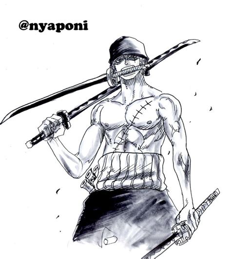 Dessin One Piece Zoro