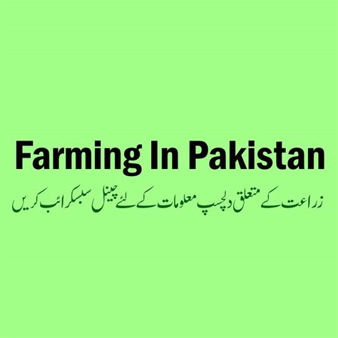 Farming In Pakistan Home