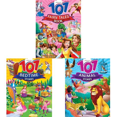 101 Fairy Tales Book 101 Bedtime Stories 101 Animals Stories Set