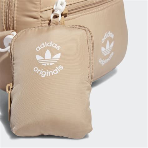 Adidas Puffer And Pouch Crossbody Bag Beige Unisex Lifestyle Adidas Us