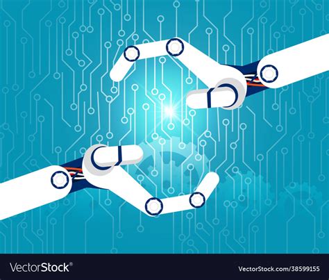 Artificial Intelligence Technology Robot Vector Image