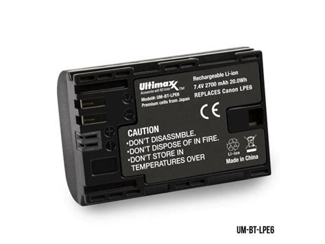 ULTIMAXX Travel Charger Replacement Battery For Canon LPE6 Newegg