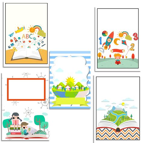 printable book covers