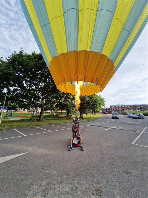 Solo Hot Air Baloon Non Drone Photos Video Grey Arrows Drone Club UK