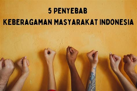 Foto 5 Penyebab Keberagaman Masyarakat Di Indonesia