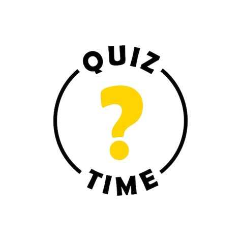 Premium Vector Quiz Time Circle Message Bubble With Question Mark