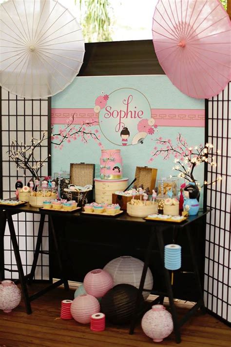 Dessert Table Backdrops Q And A Japanese Theme Parties Japanese