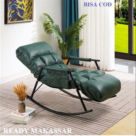 Jual EMPUK KURSI GOYANG LAZY SOFA KURSI GOYANG MINIMALIS AESTHETIC