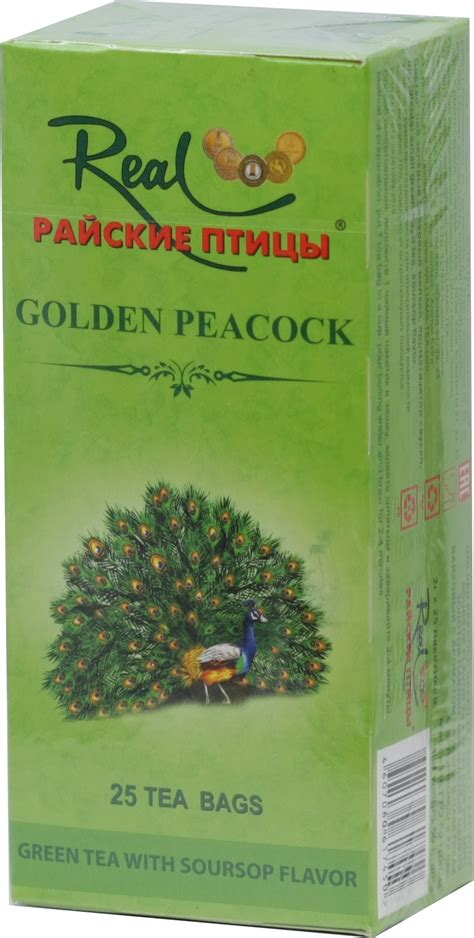 Real «Райские птицы». Зеленый чай с саусепом карт.пачка, 25 пак. - Чай ...