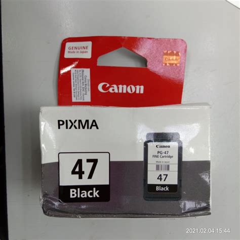 NO BOX Canon Original Ink Cartridge PG47 PG 47 Canon Pixma E400