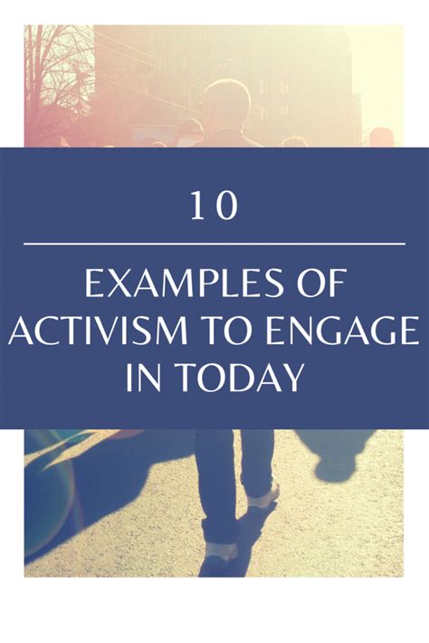 10 Types Of Activism To Engage In Today