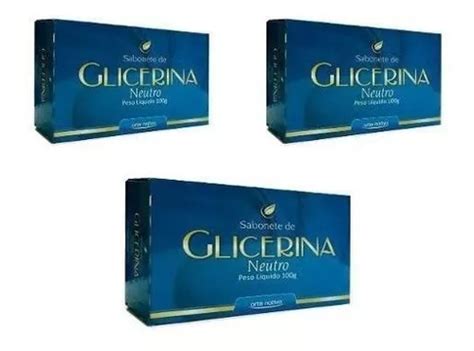Sabonete Glicerina Para O Rosto - 3x Sabonete Glicerina Neutro Ideal Para Lavar O Rosto 100g ...