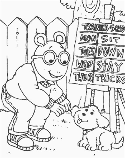 Arthur 17 Cartoons Coloring Pages Coloring Page And Book For Kids