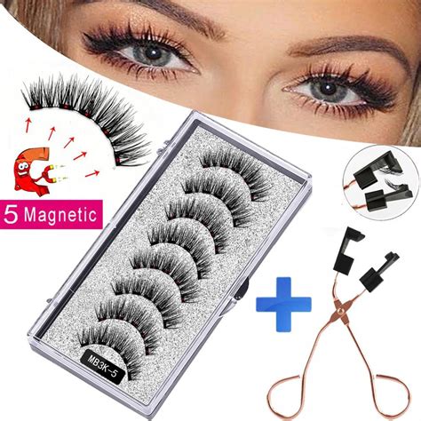 Buy Magnetic False Eyelashes Set With 3D Magnet 8PCS Magnetic Eyelash