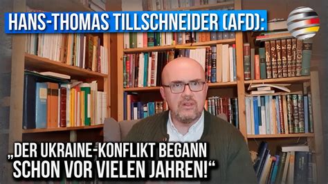 Hans Thomas Tillschneider Afd Der Ukraine Konflikt Begann Schon Vor