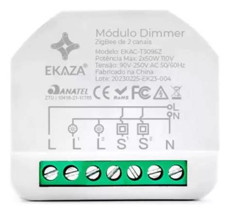 M Dulo Smart Dimmer Zigbee Inteligente Canais Alexa Mercadolivre