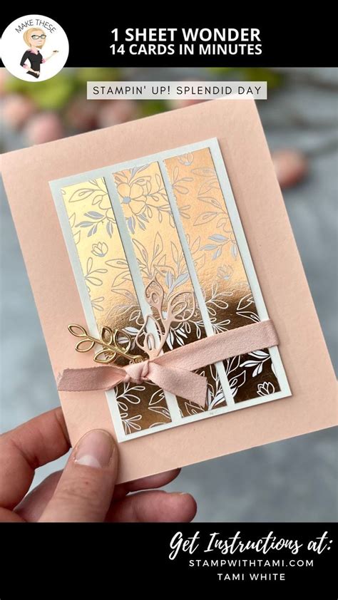 Create 140 Stunning Cards With Stampin Up Splendid Day Suite