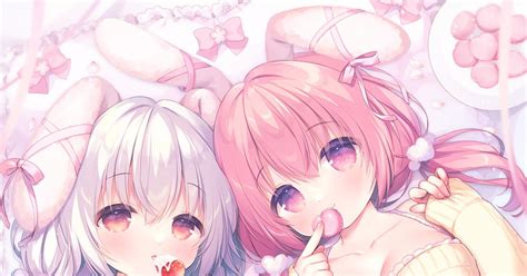 #オリジナル あまあまふわふわ - うさ城まにのイラスト - pixiv