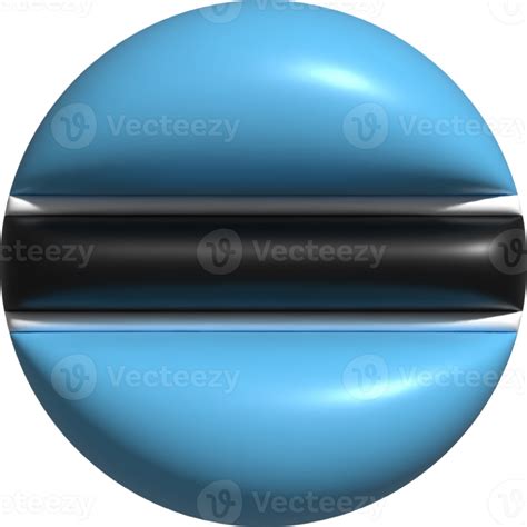 Botswana Flag Circle 3d 22501814 Png