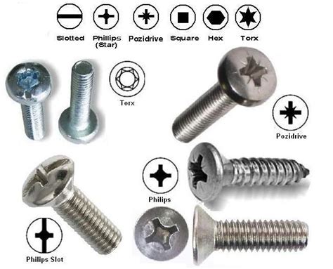 Tipos De Forma De La Cabeza De Tornillos Y Tuercas Roscasdanielalex