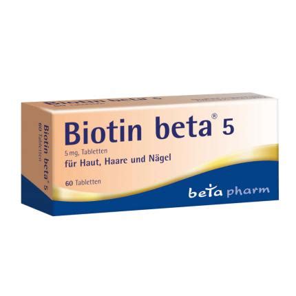 Biotin Beta 5 Tabletten 60 Stück online kaufen