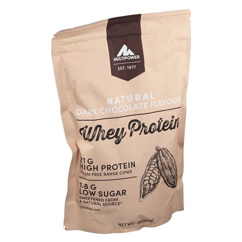 Multipower Whey Protein Natural Dark Chocolate G Shop Apotheke At